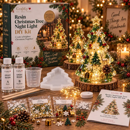 🎄 Christmas Craft Sale: 50% OFF – Resin Tree Night Light DIY Kit
