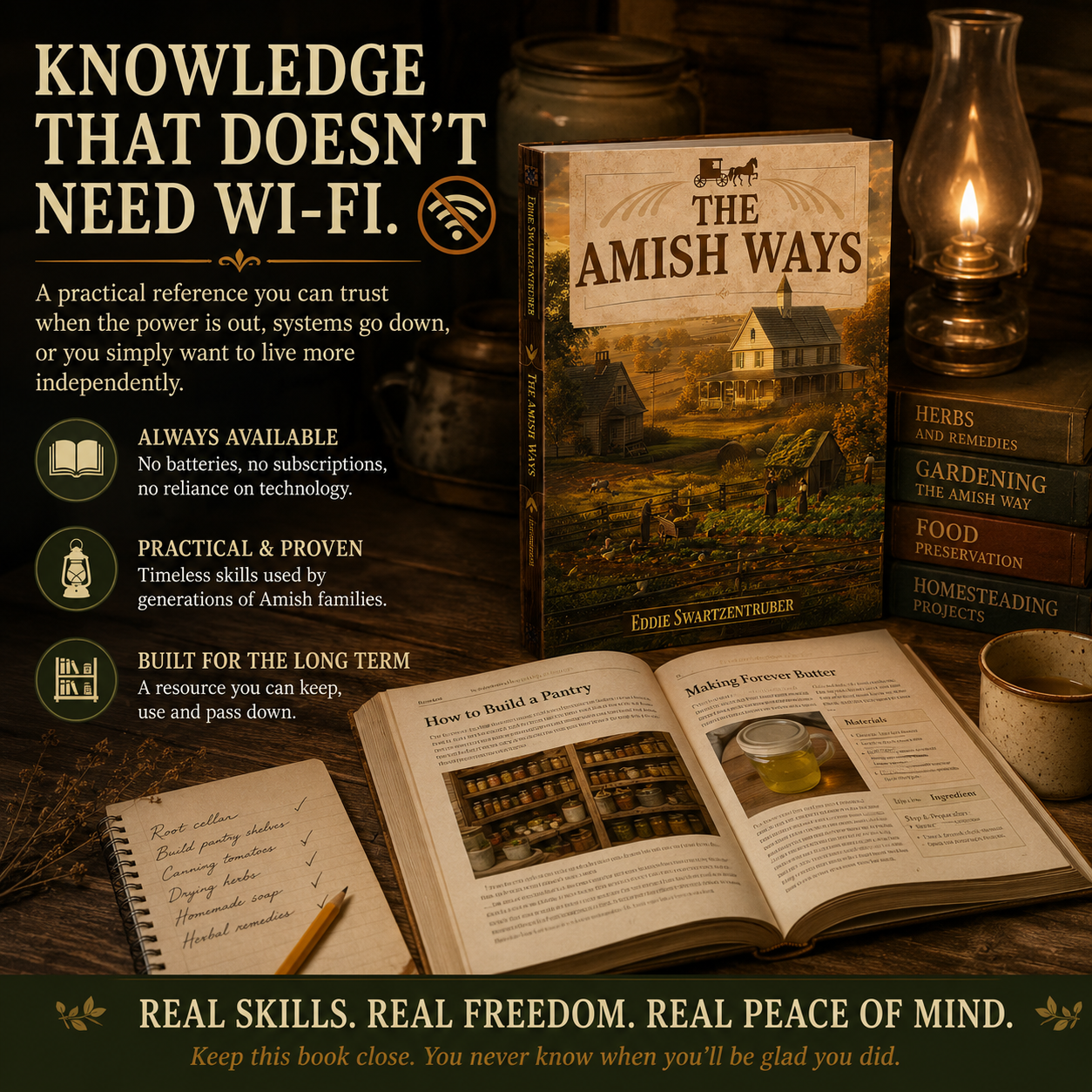 Practical Self-Sufficiency Guide – Food, Pantry & Homestead Skills