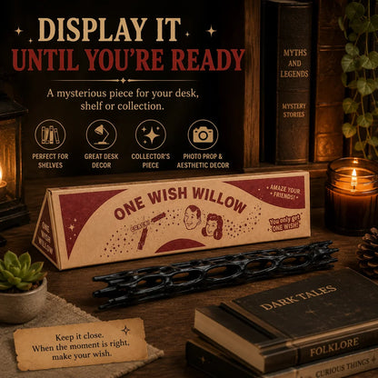 ✨ One Wish Willow – Breakable Mystery Wish Prop With Retro Gift Box