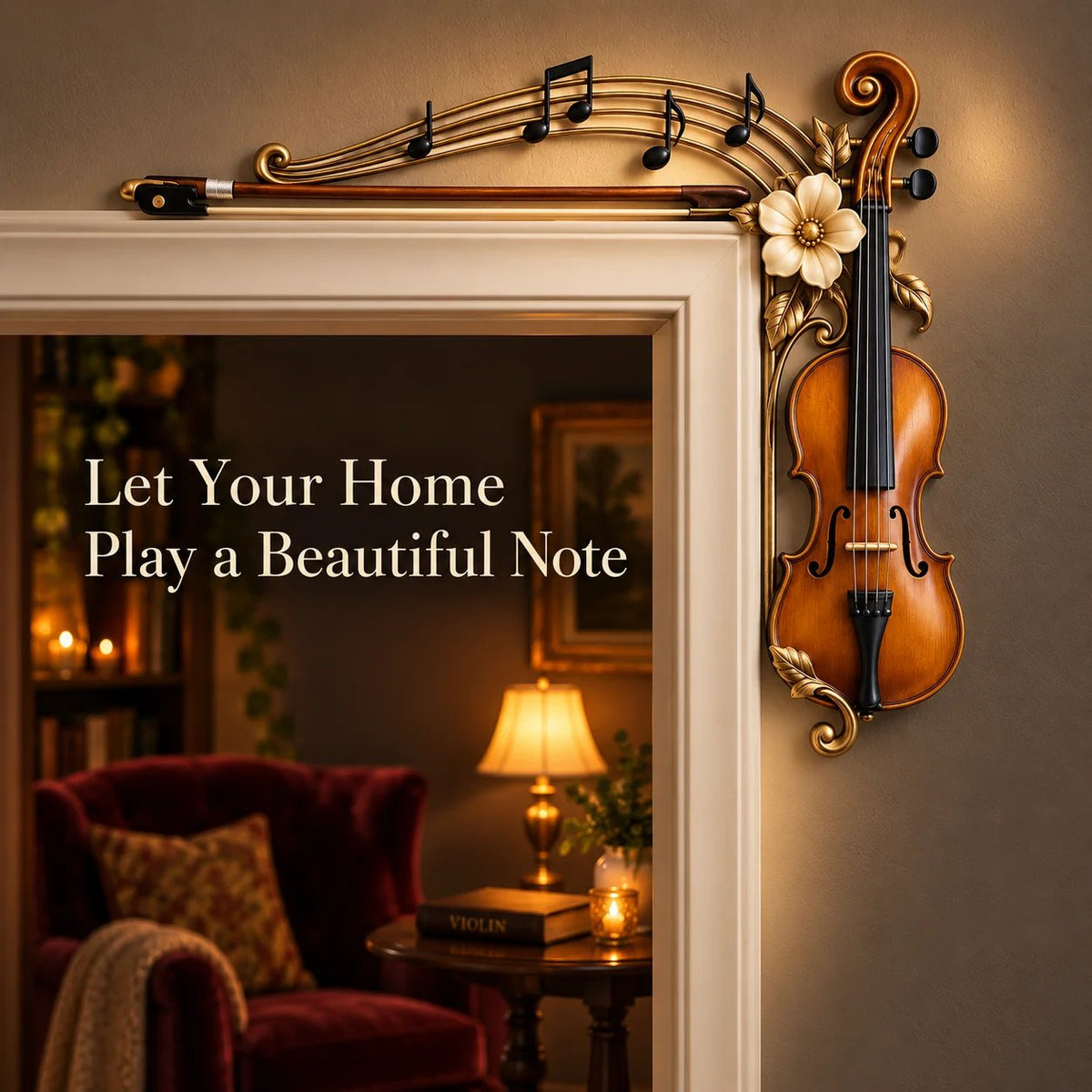 🔥HOT SALE🔥Violin & Music Notes Door Topper