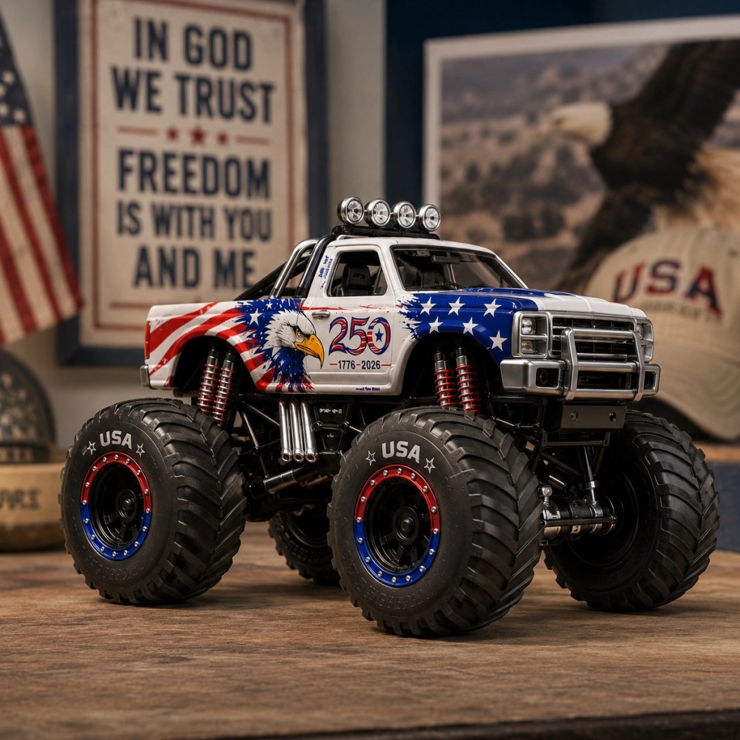Freedom Crusher 250th Anniversary Die-Cast Monster Truck