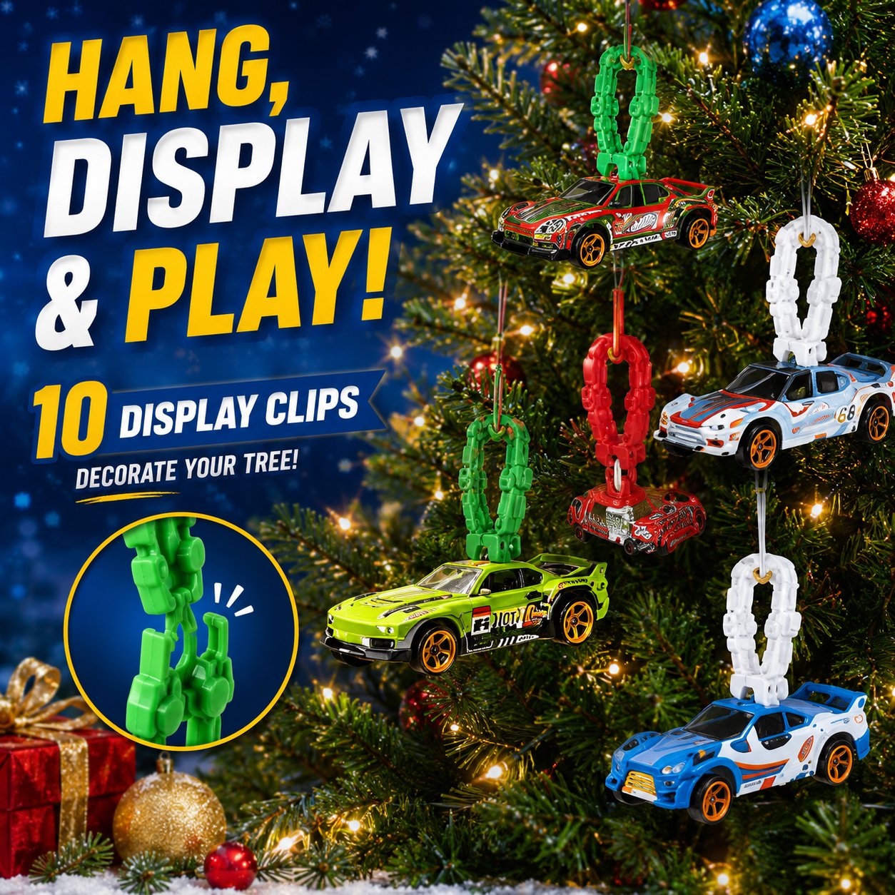 🚗 2026 Holiday Racing Car Advent Calendar – 34-Piece Christmas Countdown