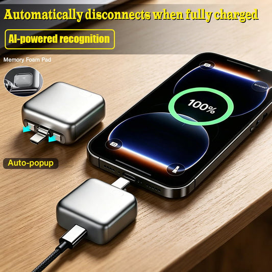 🏆50K+ SOLD!🔥2026 Fast 140W Charger with AI Smart Auto Power-off