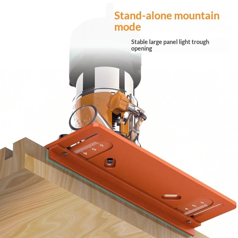 💥🏆Cutting Machine Base Plate with Dual Scale -  For Woodworking Bench Grooving Trimming