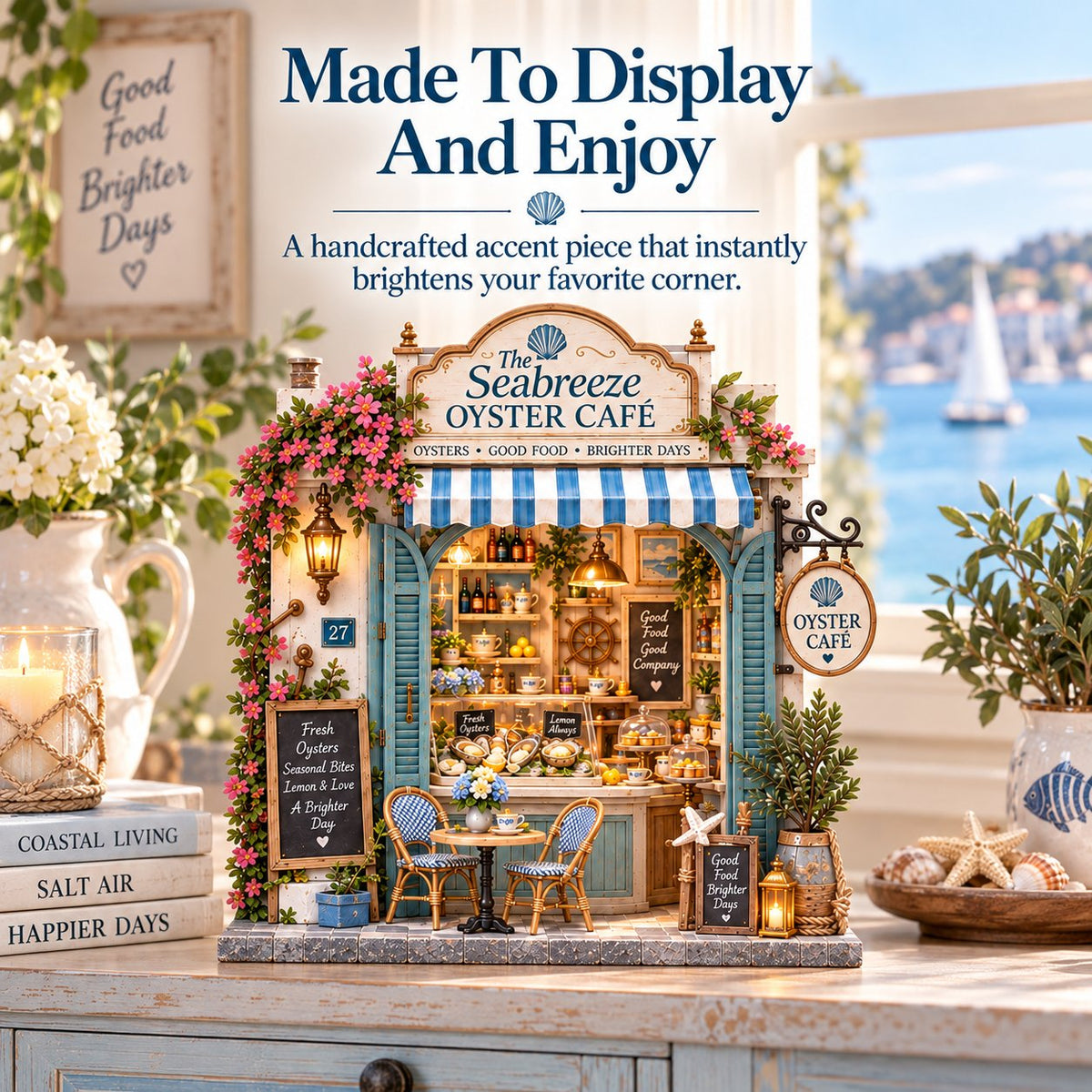 🏡 DIY 3D Miniature Café & Holiday Scene Kit Collection