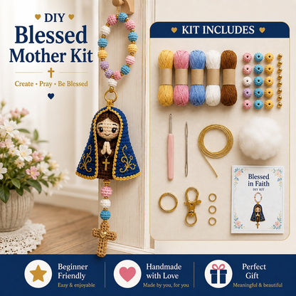 ⏳ Last Day 49% OFF – 🙏 Beginner-Friendly DIY Christian Faith Crochet Keychain Kit Collection | Complete Kit with All Tools & Step-by-Step Guide Included 💕