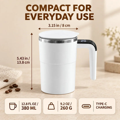 Rechargeable Self-Stirring Mug