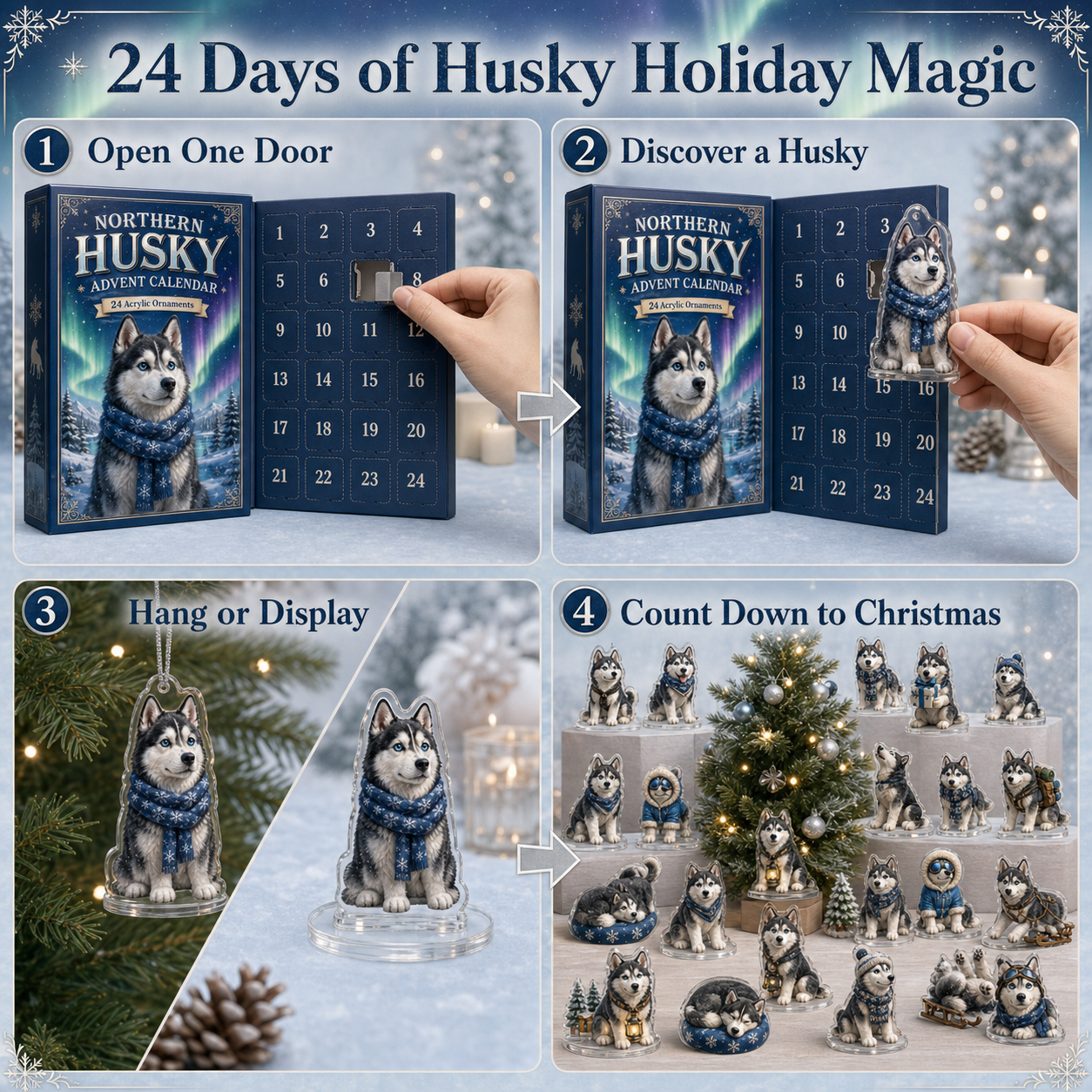 Northern Husky Advent Calendar 2026 – 24 Husky Christmas Surprises