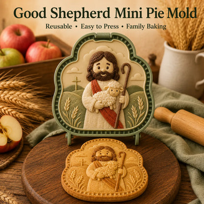⏳ Last Day 49% OFF – ✝️ 16-Design Christian Mini Pie Mold Collection | Reusable Embossed Molds for Shaping Detailed Jesus, Mary, Angels, Crosses, Dove & Faith-Inspired Pies 🥧✨