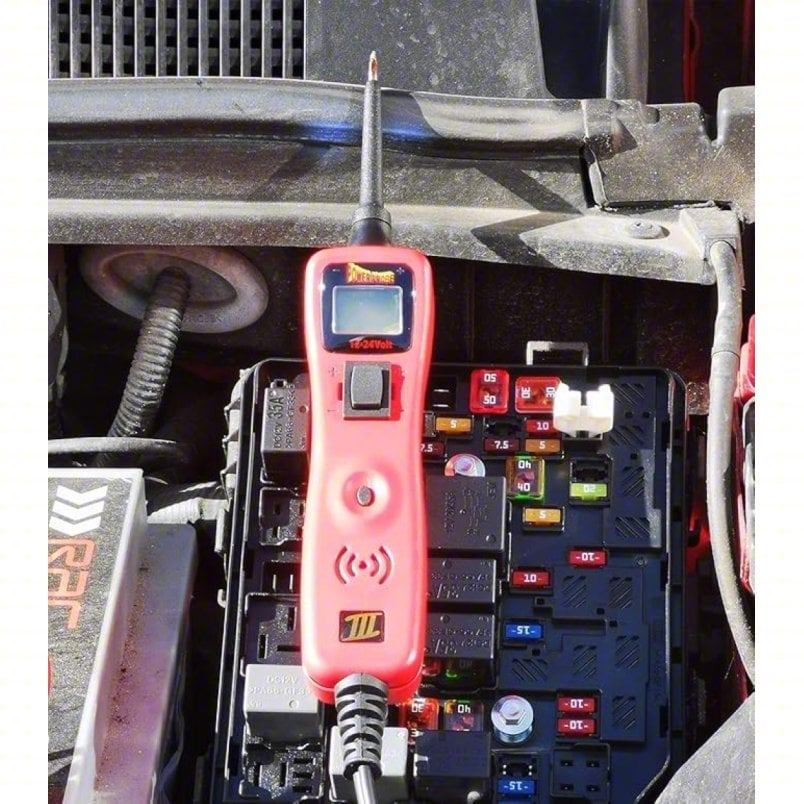POWER PROBE Circuit Tester: Circuit Tester, Electrical Circuits, 12 to 24V, Brass, Rubber