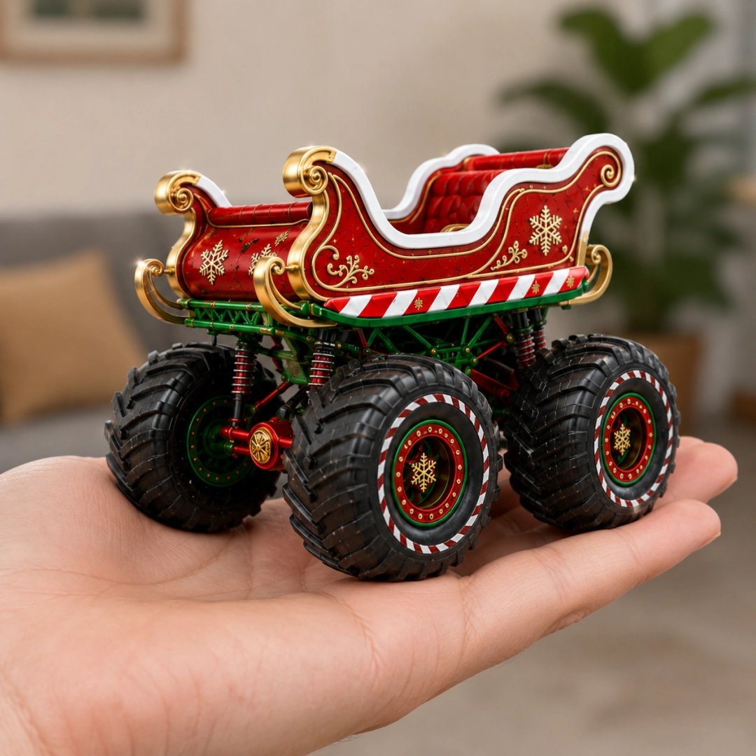 XMAS Holiday Edition Sleigh Monster Truck