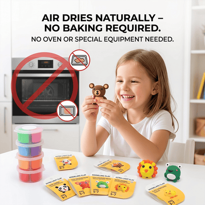 🎨 Air-Dry Clay Kit for Kids