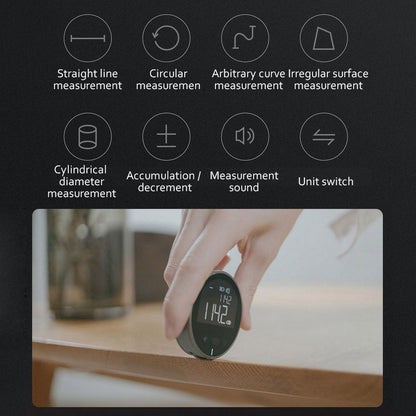 📏 Digital LCD Rolling Measuring Tape – Curves & Irregular Shapes
