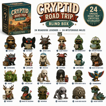 👁️ North American Cryptids Blind Box – 24 Legends, 24 Mysteries 👹