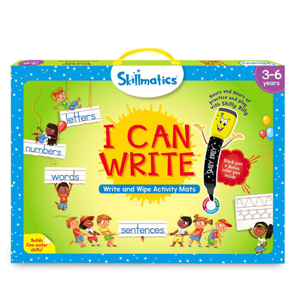 ✏️I Can Write – Reusable Preschool Learning Activities🌟(Ages 3-6)