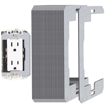 Wall Plate Spacers for Outlets-Metal Flush Fit Device Leveling Plates,
