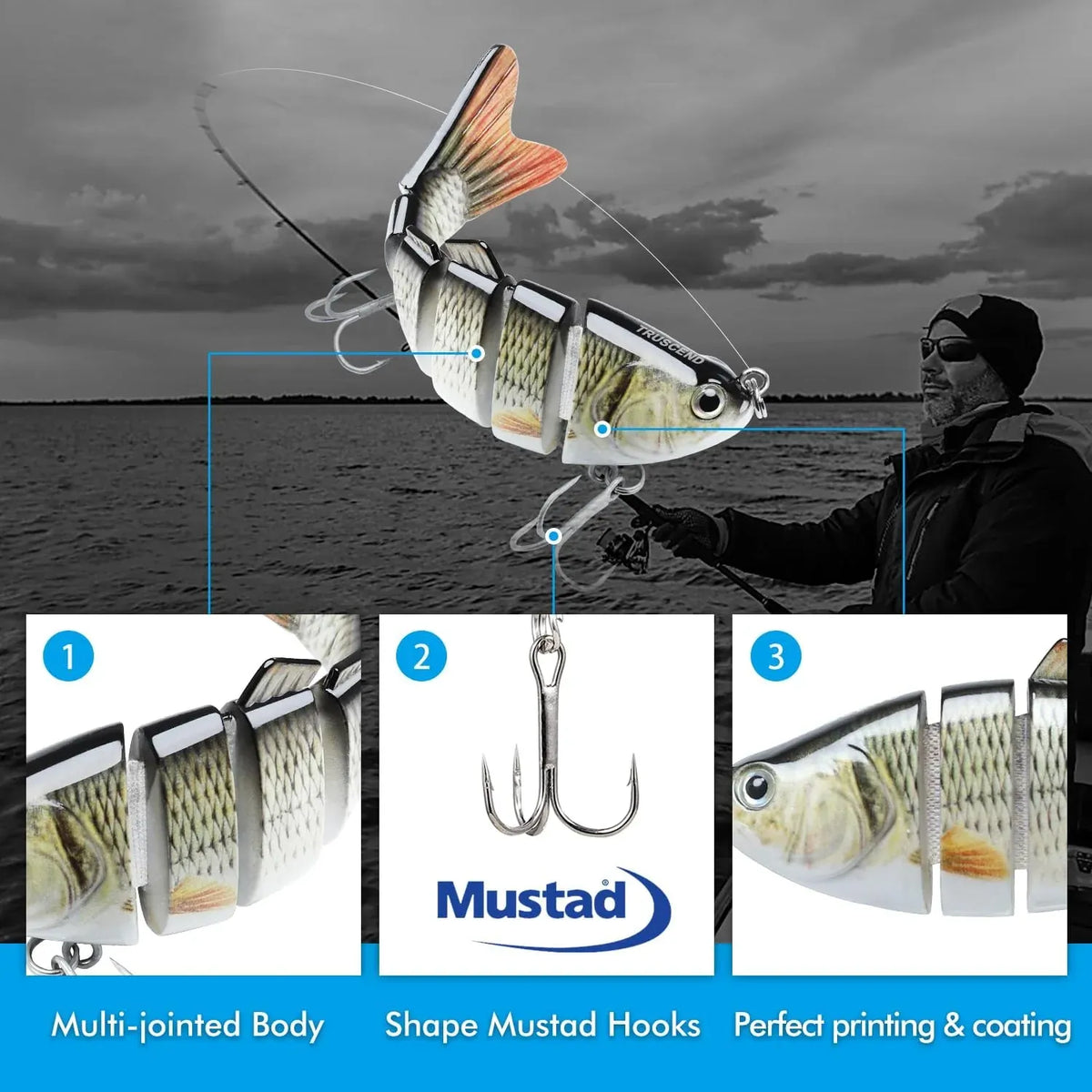 6-Segment Lifelike Fishing Lures🎣