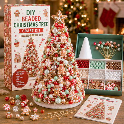 🔥Last Day 49% OFF - 🎄✨ DIY Beaded Christmas Tree Craft Kit(📦Buy 2 Free Shipping)