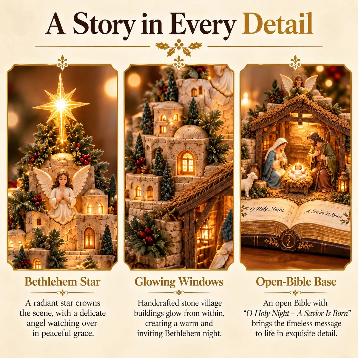🔥Free Shipping—— 50% OFF ✝️Bethlehem Star of Faith Christmas Tree Light✨