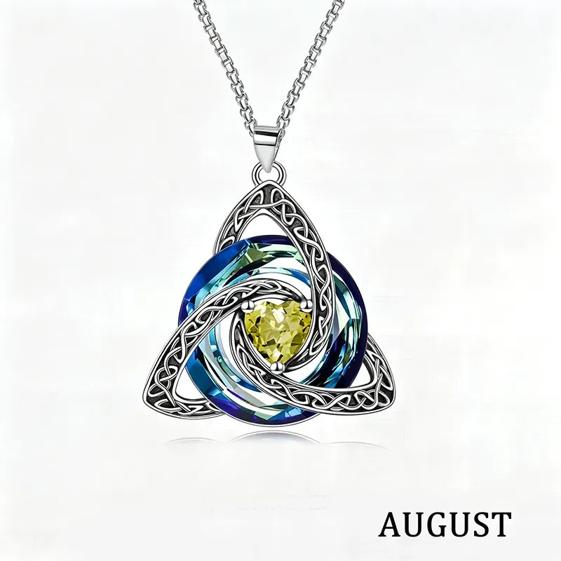 🔥LAST DAY 49% OFF🔥Birthstone Celtic Knot Necklace for Women