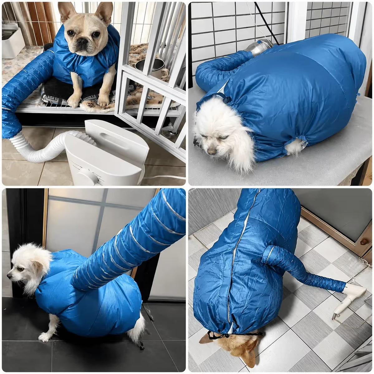 Hands‑Free Pet Drying Bag Quick‑Dry