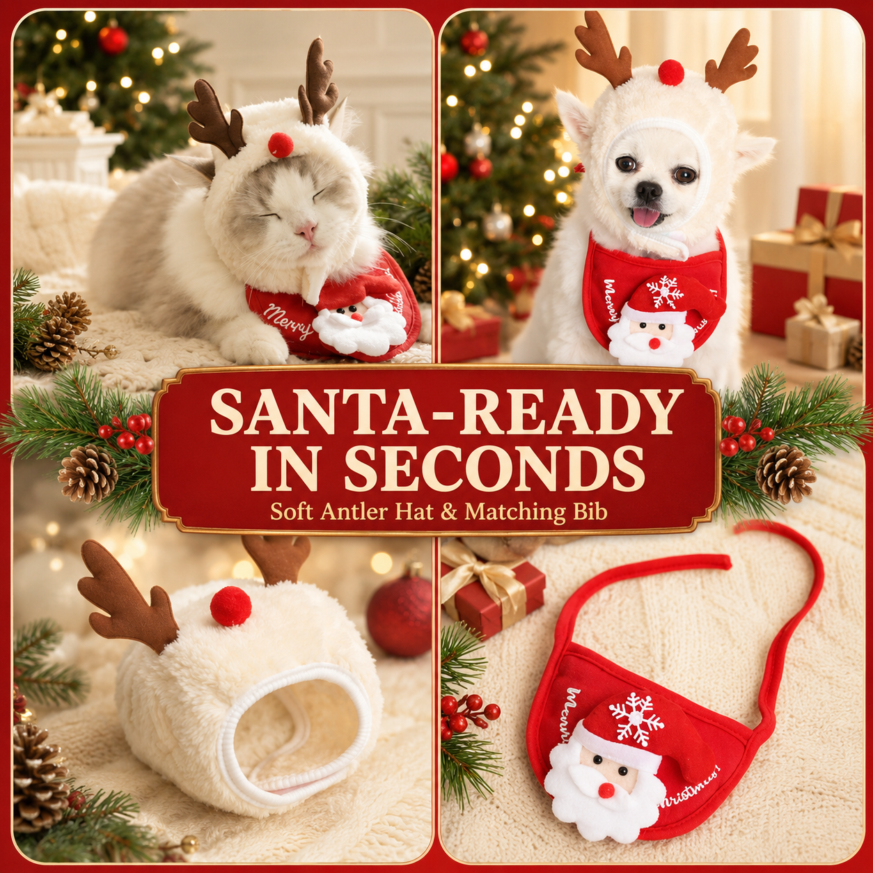 Last Day Promotion 48% OFF-🎄Adorable Christmas Tree Pom-Pom Hat 🔥