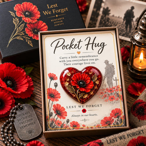 🌺 Pocket Hug™ Remembrance - A Little Keepsake of Love, Honor & Memories