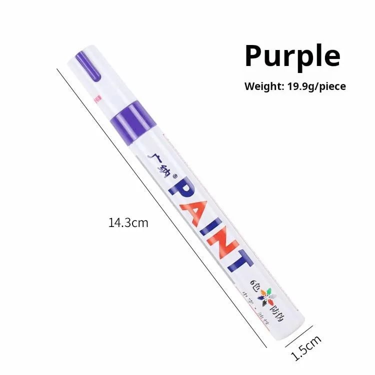 Oil-Based Tire Lettering & DIY Detail Pen Waterproof | Quick-Dry | Permanent