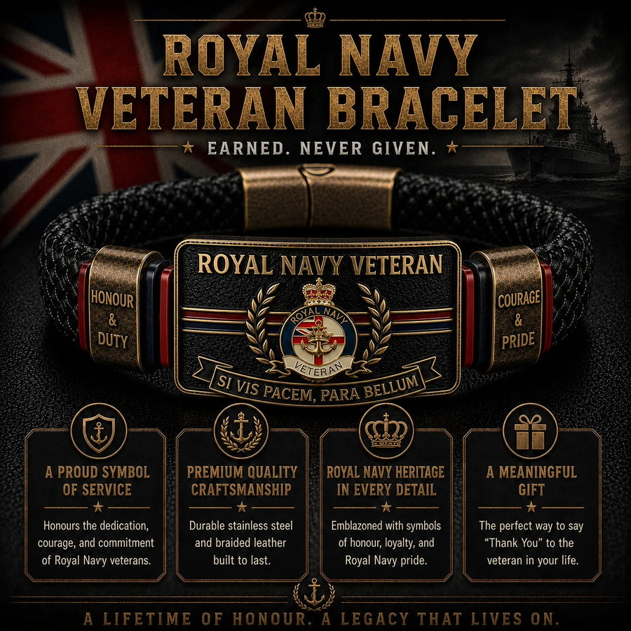 Royal Navy Veteran tribute bracelet