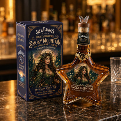The Mountain Goddess Star-Shaped Decanter: Smoky Mountain Tribute Edition