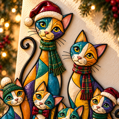 2026 Christmas Dog/Cat Family – A Colorful Holiday Welcome for Dog Lovers