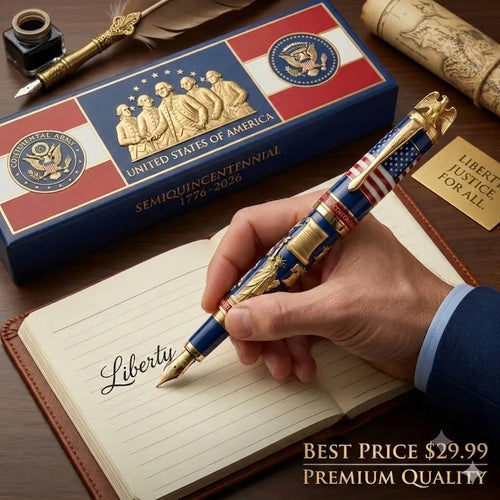 The 1776–2026 Liberty Horizon Fountain Pen – 250th American Independence Commemorative Edition