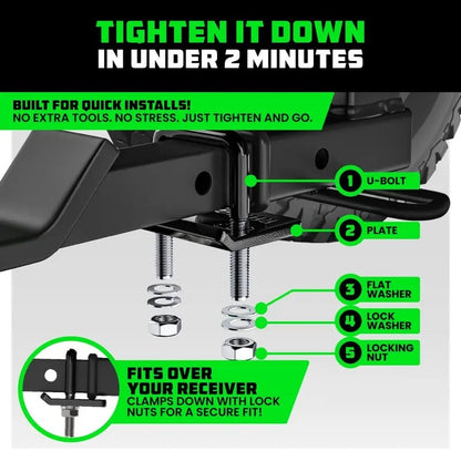 🔥LAST DAY 50% OFF - 🚗🛠️Anti-Rattle Hitch Tightener & Stabilizer