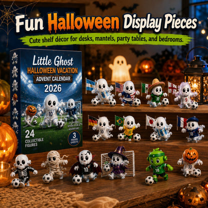 🔥 Last Day 49% OFF - 👻⚽ Little Ghost Soccer Halloween Advent Calendar 20266-📦buy-2-free-shipping