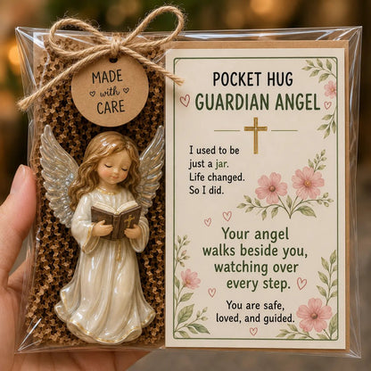 ✝️ Christian Pocket Blessing Keepsake Gift Set Collection | Devotional Figure, Scripture-Inspired Encouragement Card & Gift-Ready Packaging Included 🤍
