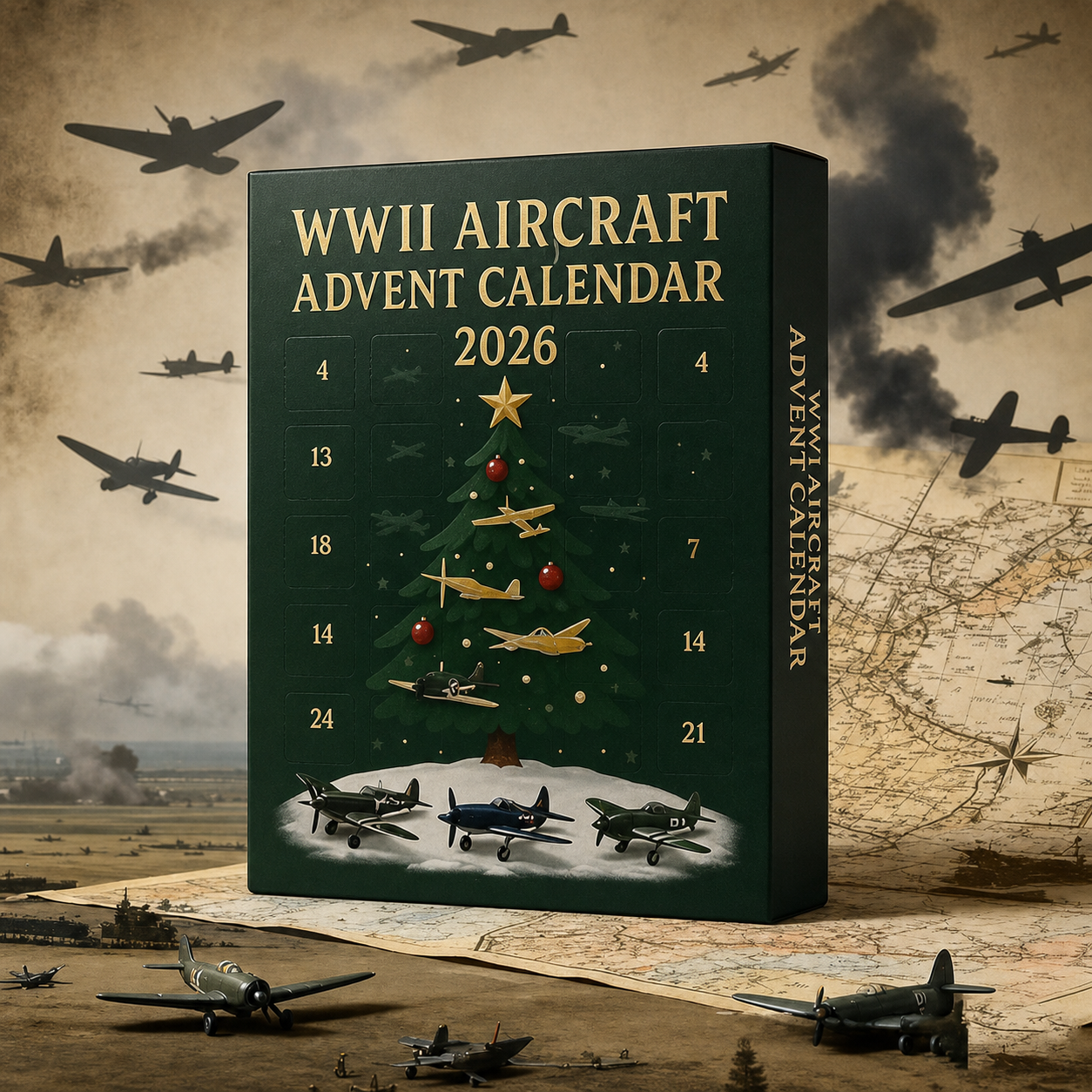 2026 Aircraft Advent Calendar – World War II Plane Collection