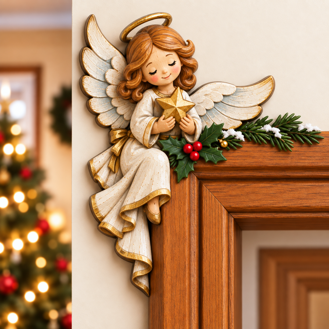 Festive Christmas corner decoration