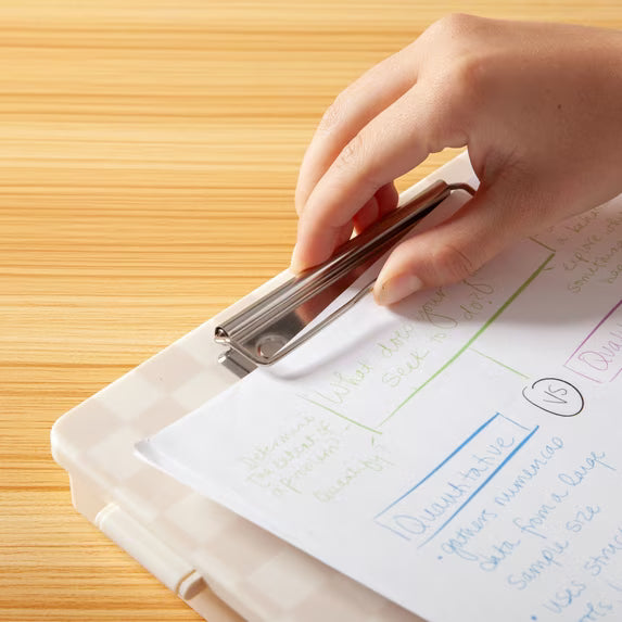 📋 All-in-One Storage Clipboard Organizer – Built-In Compartments for Paper & Office Supplies