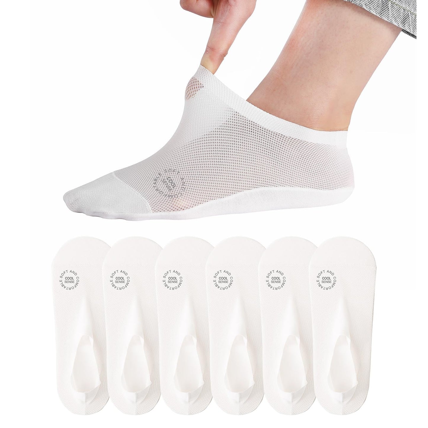🔥Ultra Thin Liner Non Slip No Show Socks