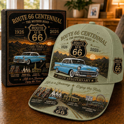 🚗- U.S. Route 66 Centennial 100th Anniversary Cap