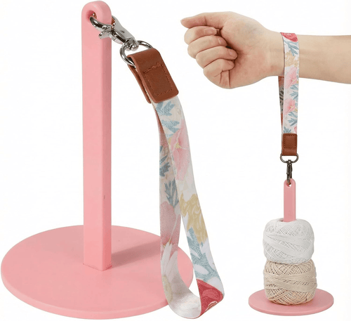 Portable Coated Metal Yarn Holder Set