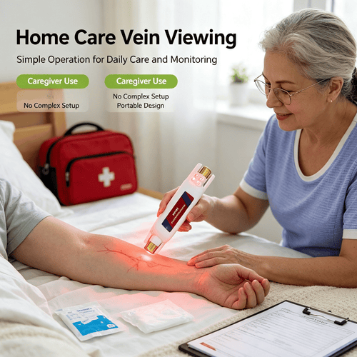Portable Vein Finder Viewer, Hand‐Held LED Vein Locator Device