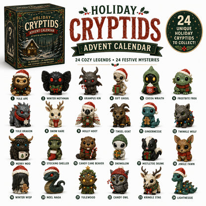 👁️ North American Cryptids Blind Box – 24 Legends, 24 Mysteries 👹