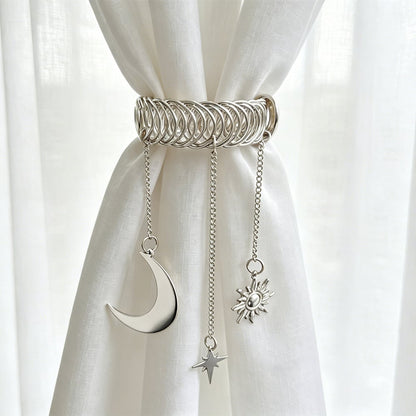 ✨40% OFF🌙Vintage Celestial Star & Moon Curtain Tiebacks (Set of 2)