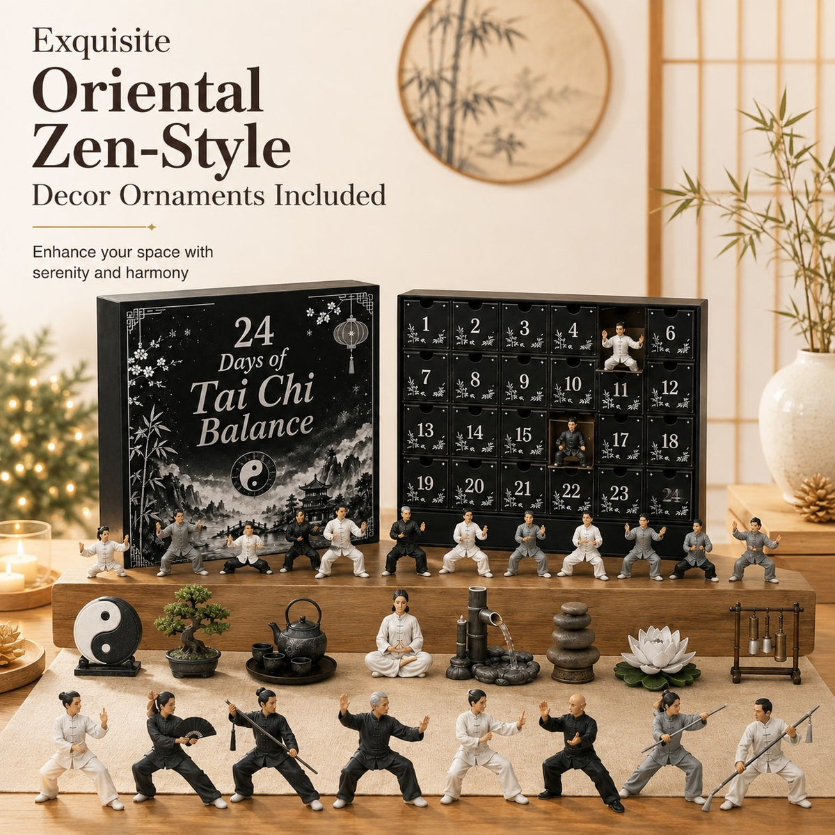 🥋 24‑Day Tai Chi Balance Advent Calendar