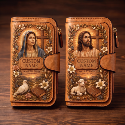 ✝️ Personalized Faith Embossed Wallet