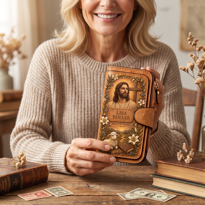 ✝️ Personalized Faith Embossed Wallet