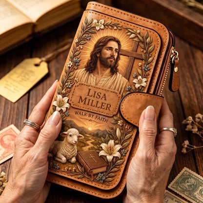 ✝️ Personalized Faith Embossed Wallet