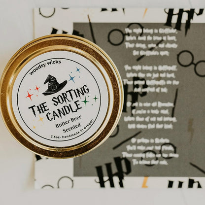 🕯The Sorting Candle - Butter Beer Scented candle 3.5oz