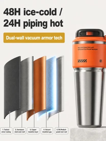 The Ultimate Hydration Upgrade: 24-Hour Ice Cold, 12-Hour Piping Hot! 🧊🔥